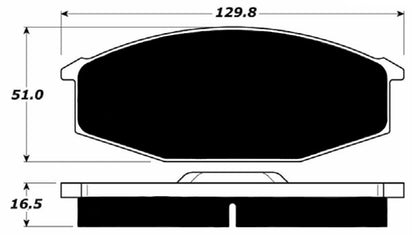Porterfield Brake Pads for 1983 NISSAN 280ZX