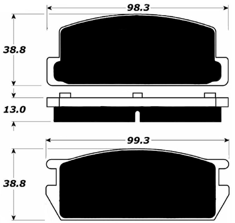 Porterfield Brake Pads for 1982 MAZDA RX 7 R/Disc