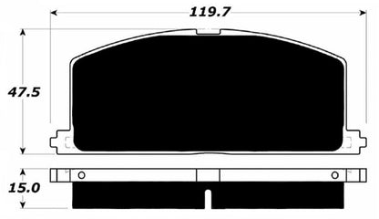 Porterfield Brake Pads for 1992 TOYOTA COROLLA Sedan All-Trac