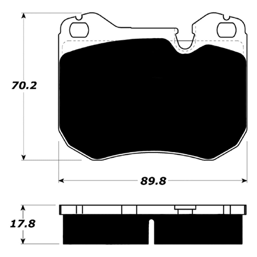 NEW! PMB-C Ceramic Front Pads for Porsche 944 (83-89)