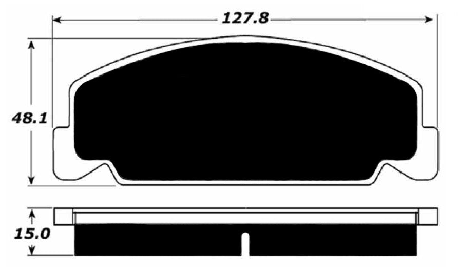 Porterfield Brake Pads for 1996 HONDA CIVIC Hatchback