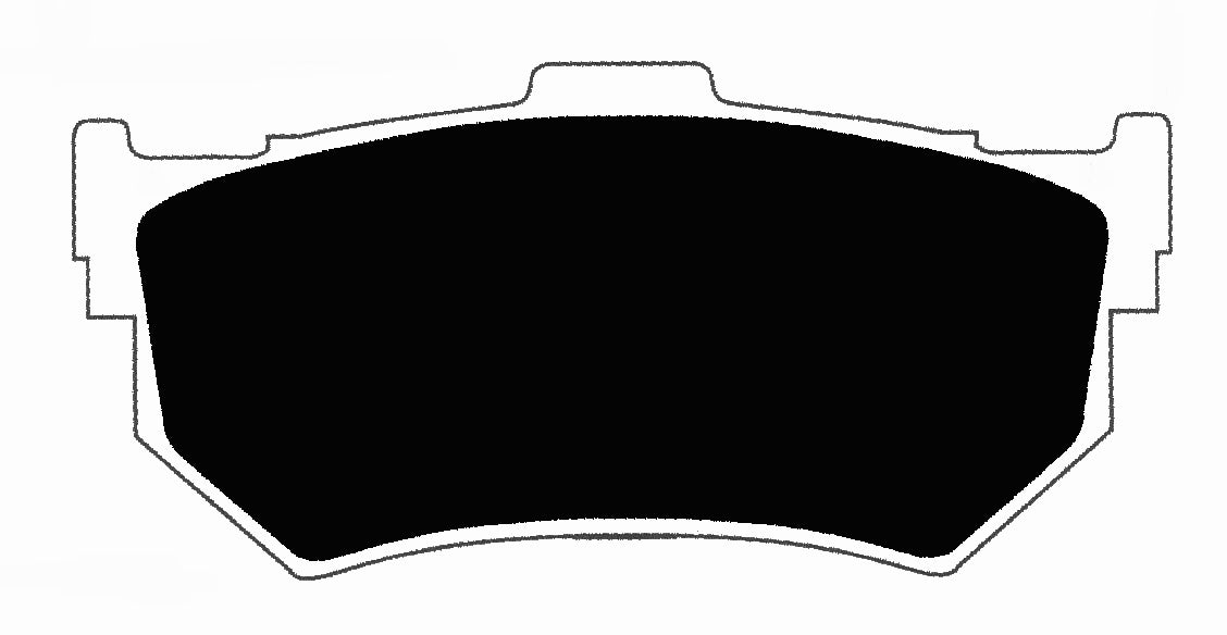 Porterfield Brake Pads for 1992 SUZUKI SWIFT 3 Door GT