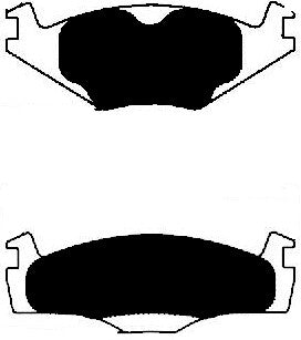 Porterfield Brake Pads for 1987 VOLKSWAGEN GOLF GTI