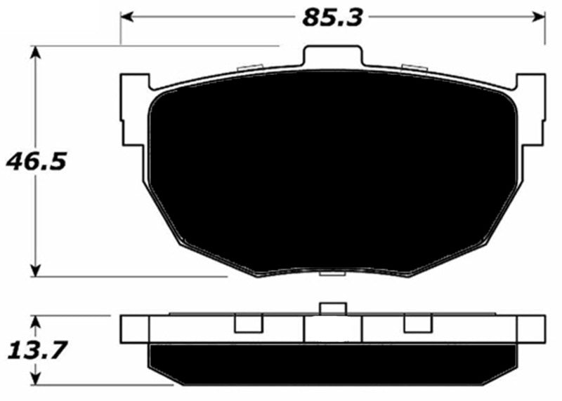 Porterfield Brake Pads for 1998 HYUNDAI TIBURON
