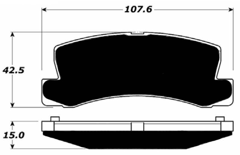 Porterfield Brake Pads for 1992 LEXUS ES 300H