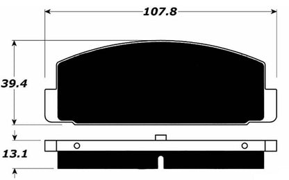 Porterfield Brake Pads for 1992 MAZDA RX 7 w/Vented Rear Disc