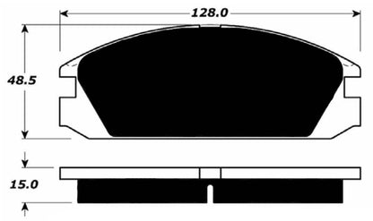 Porterfield Brake Pads for 1987 ACURA INTEGRA