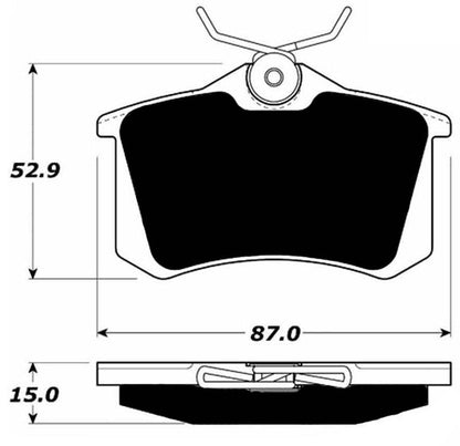 Porterfield Brake Pads for 2001 VOLKSWAGEN CABRIO