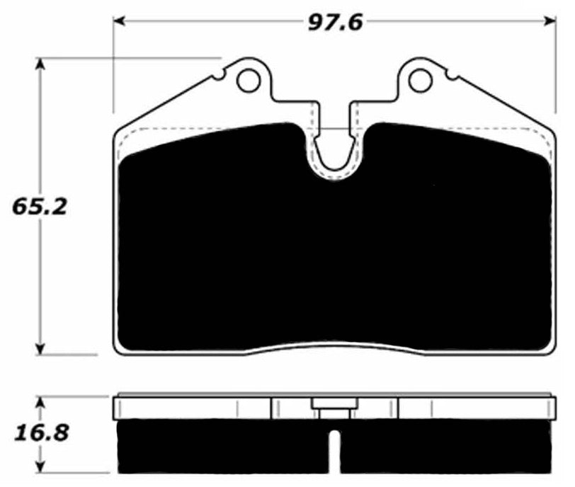 PMB-C Ceramic Pads for Porsche 930 Turbo and Turbo Look (M491) Front and Rear Calipers (1978-89)