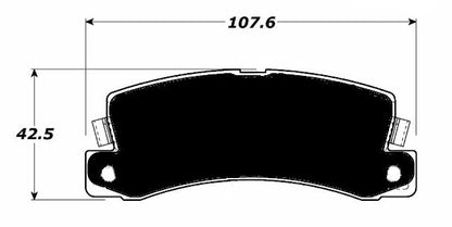 Porterfield Brake Pads for 1991 TOYOTA COROLLA Coupe GTS