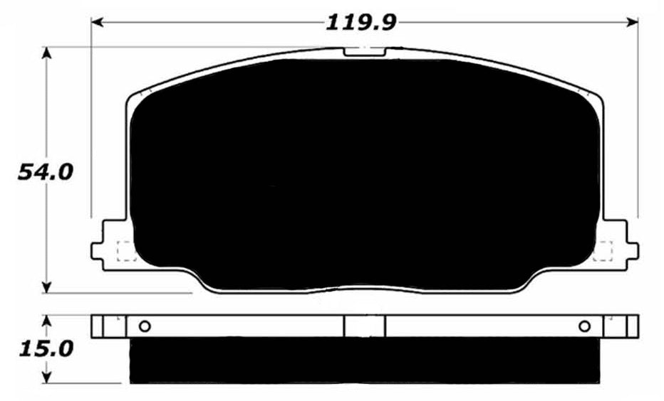 Porterfield Brake Pads for 1992 TOYOTA CELICA ST