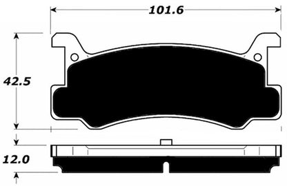 Porterfield Brake Pads for 1995 MAZDA MX-3 4 Cyl w/ABS
