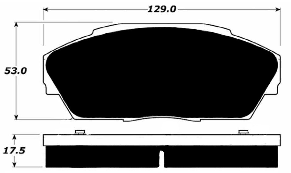 Porterfield Brake Pads for 1989 ACURA LEGEND