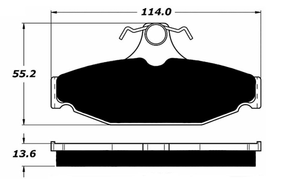 Porterfield Brake Pads for 1984 CHEVROLET CORVETTE