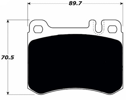 Porterfield Brake Pads for 1989 MERCEDES-BENZ 560 SL