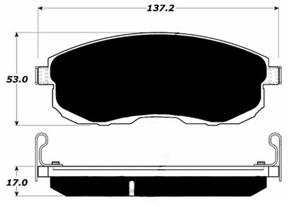Porterfield Brake Pads for 1996 NISSAN MAXIMA