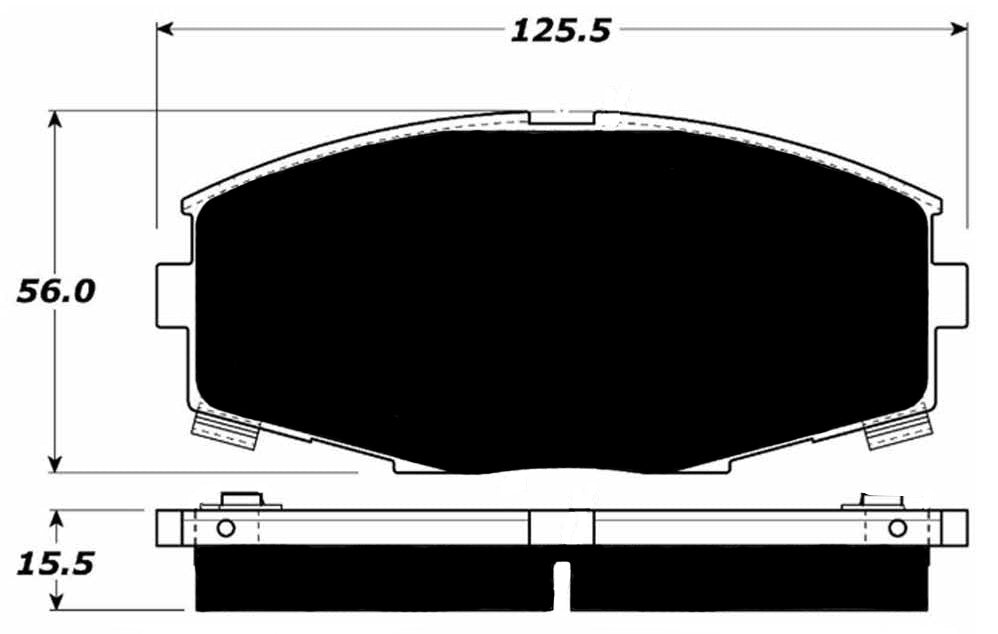 Porterfield Brake Pads for 1991 TOYOTA SUPRA
