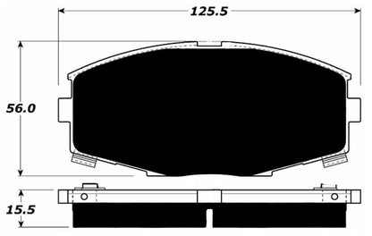 Porterfield Brake Pads for 1989 TOYOTA SUPRA