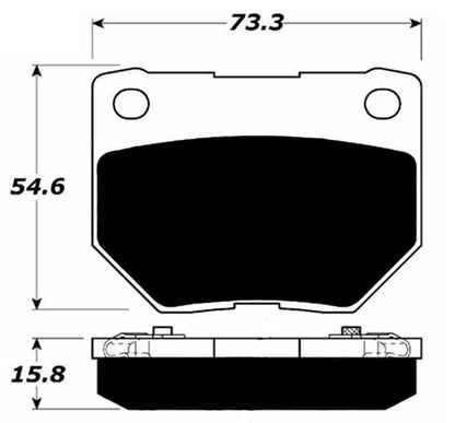 Porterfield Brake Pads for 1997 NISSAN SKYLINE GTT R34