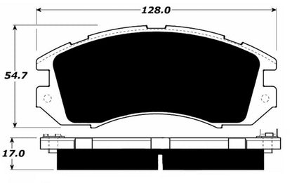 Porterfield Brake Pads for 1992 SUBARU IMPREZA 5 DOOR