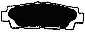 Porterfield Brake Pads for 1990 LEXUS LS 400