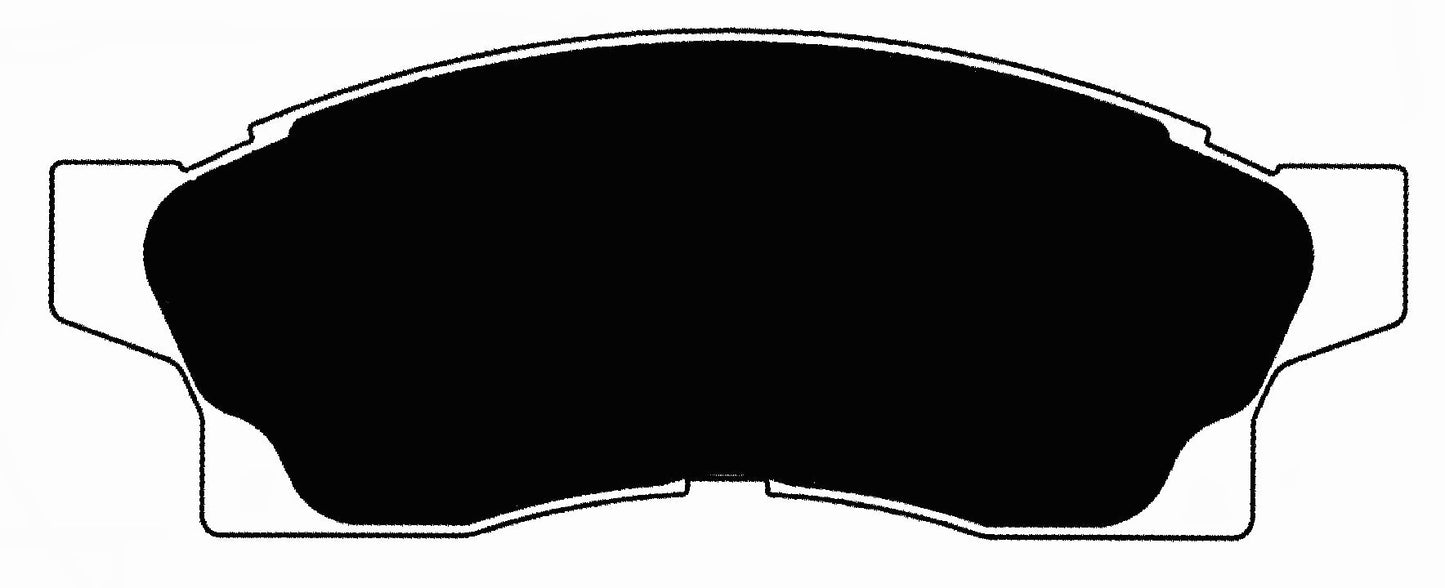 Porterfield Brake Pads for 1990 TOYOTA MR 2 Turbo