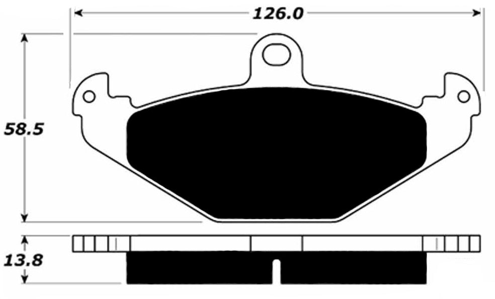 Porterfield Brake Pads for 1995 DODGE VIPER