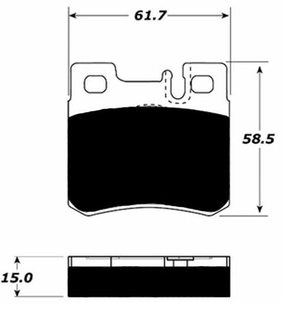 Porterfield Brake Pads for 1995 MERCEDES-BENZ E320
