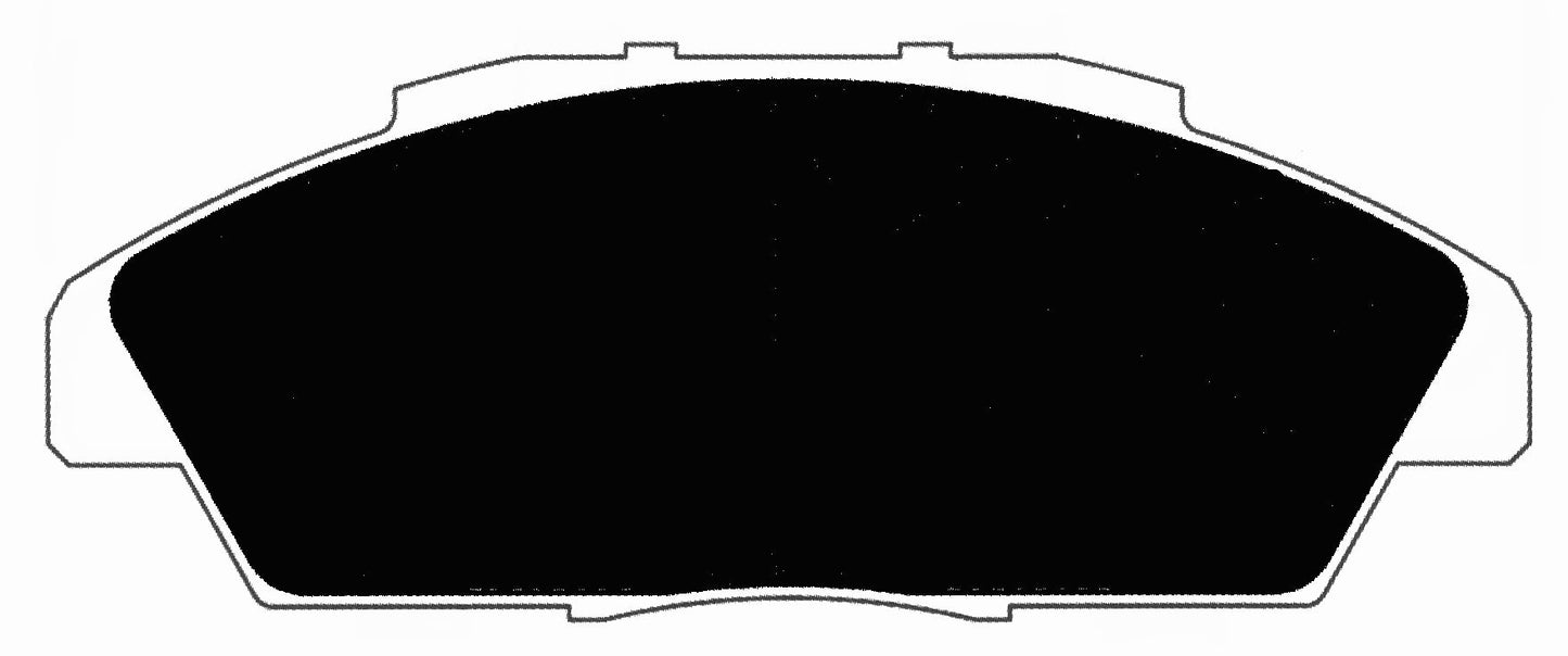 Porterfield Brake Pads for 1990 HONDA ACCORD Sedan - Nissin Front Caliper R/Drum