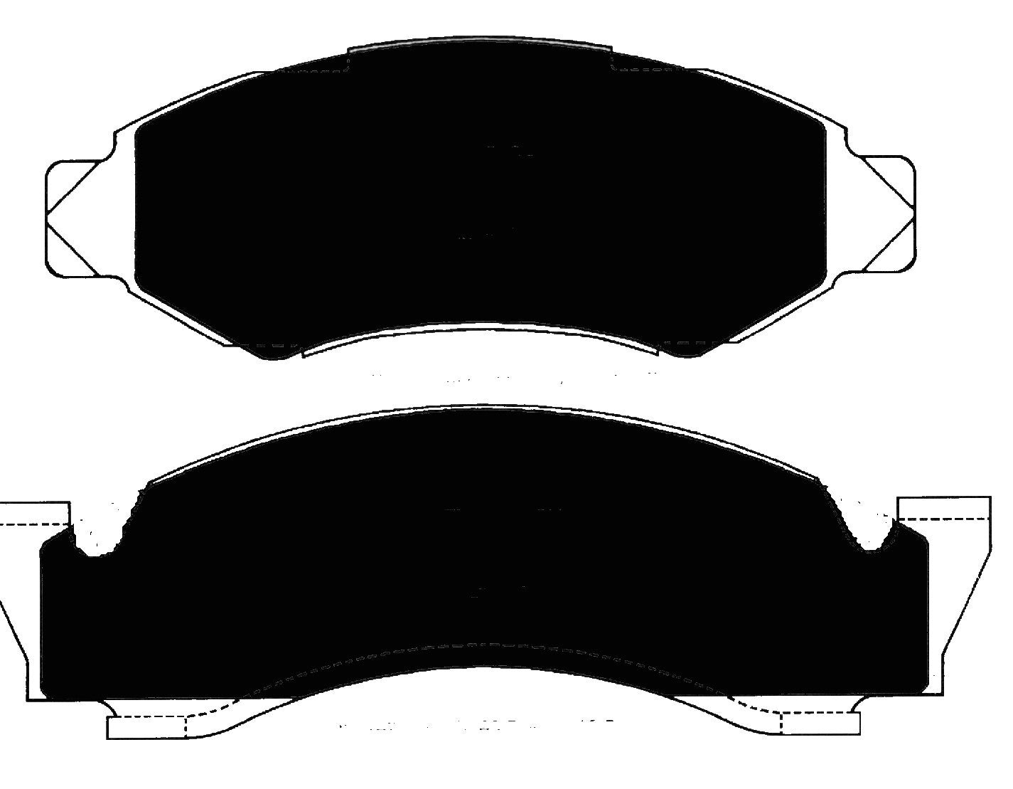 Porterfield Brake Pads for 1982 FORD BRONCO