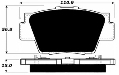 Porterfield Brake Pads for 2000 ACURA NSX