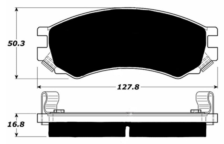 Porterfield Brake Pads for 1993 SATURN S SERIES - COUPE SC, SEDAN SL, W