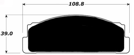 Porterfield Brake Pads for 1977 FIAT BERTONE
