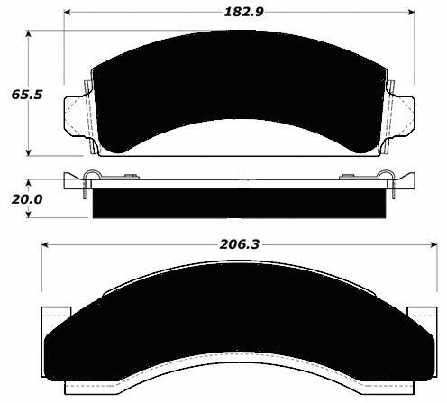 Porterfield Brake Pads for 1993 CHEVROLET C3500 2WD DRW Rear Disc