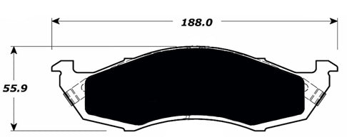 Porterfield Brake Pads for 1999 MERCURY VILLAGER