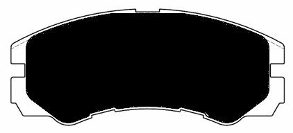 Porterfield Brake Pads for 1997 HONDA PASSPORT 4cyl