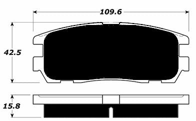 Porterfield Brake Pads for 1998 ACURA SLX
