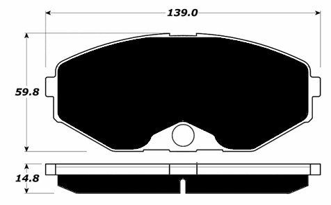 Porterfield Brake Pads for 1995 INFINITI Q45 w/Ind. Rear Suspension