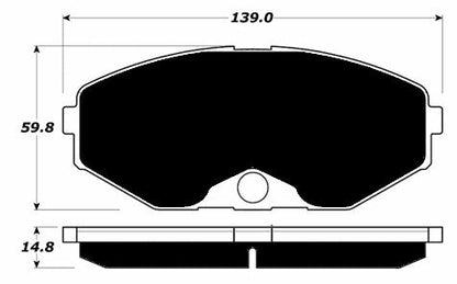 Porterfield Brake Pads for 1995 INFINITI J30
