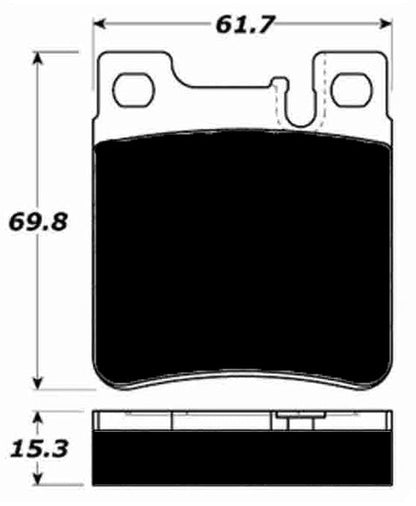 Porterfield Brake Pads for 2003 MERCEDES-BENZ SLK32 AMG