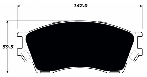 Porterfield Brake Pads for 2001 MAZDA MILLENIA
