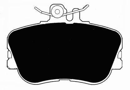 Porterfield Brake Pads for 1995 MERCEDES-BENZ C280 2 Pin Pad R/Cal. w/ASR