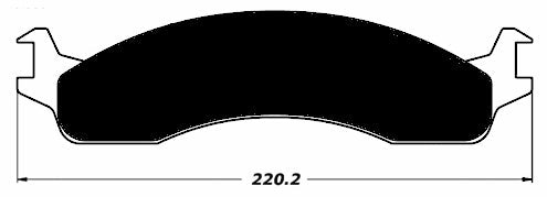 Porterfield Brake Pads for 1996 FORD F250 3/4 Ton 2WD Rear Drum 7 Lug