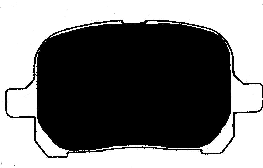 Porterfield Brake Pads for 2000 TOYOTA CAMRY V6 Made in USA