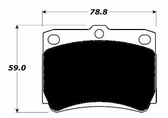 Porterfield Brake Pads for 2004 MITSUBISHI Montero Sport 4WD