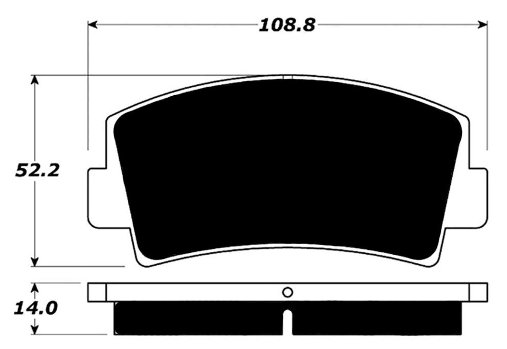 Porterfield Brake Pads for 1973 MAZDA RX 2