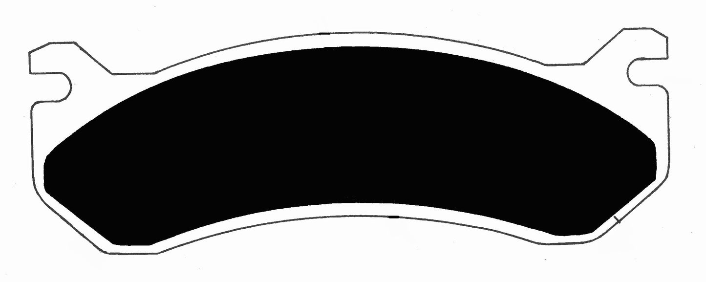 Porterfield Brake Pads for 2000 GMC YUKON 4WD Rear Disc w/o Limited Slip Axle