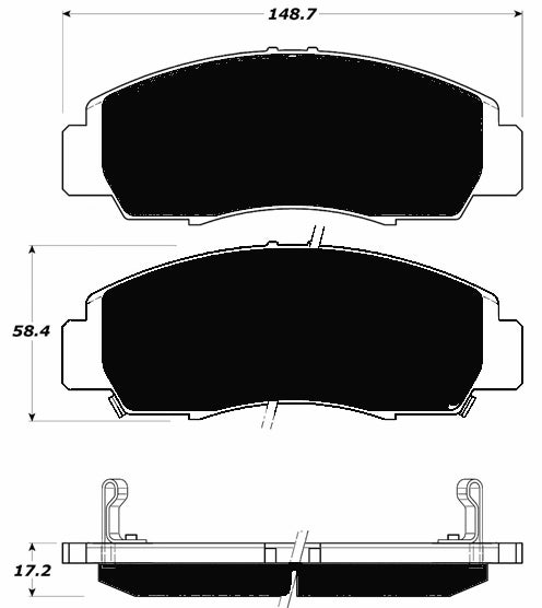 Porterfield Brake Pads for 2003 ACURA TL