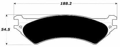Porterfield Brake Pads for 1999 FORD F150 2WD Rear Disc 8 Lug