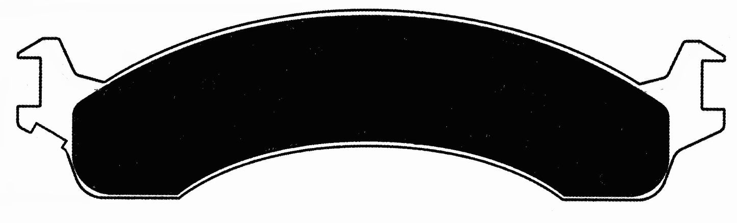 Porterfield Brake Pads for 2000 DODGE RAM 3500 2WD Rear Drum